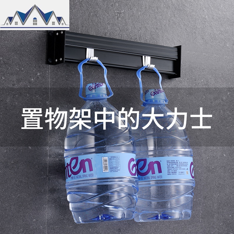厨房置物架壁挂式免打孔刀架用品多功能挂钩刀具刀座太空铝收纳架 三维工匠高清大图