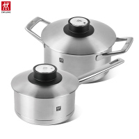 双立人(zwilling) Olymp II奥林锅具2件套装7层锅底汤锅奶锅AirSwitch气阀