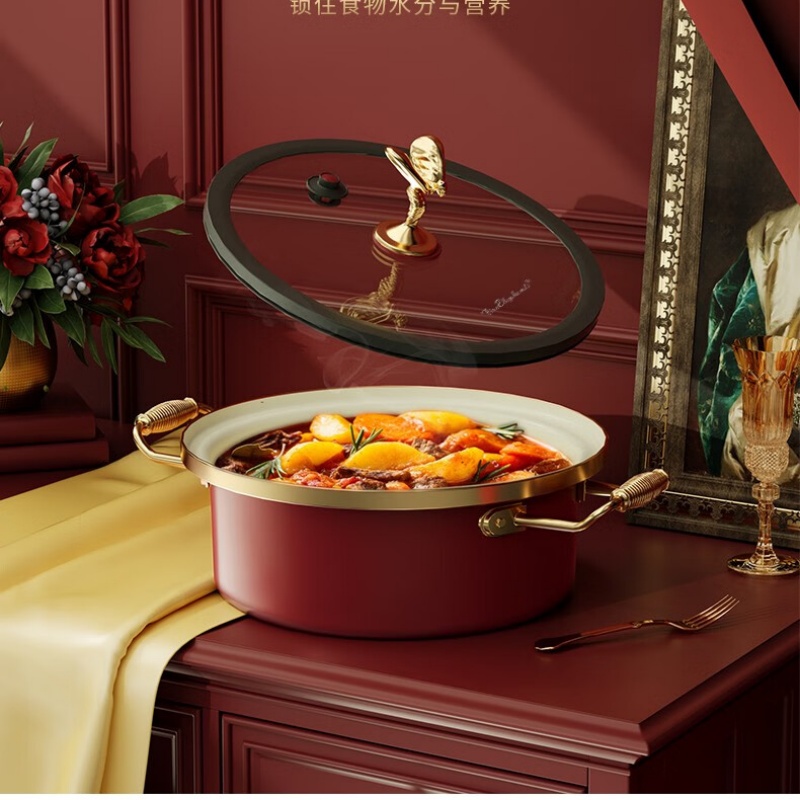 火象劳斯莱斯珐琅微压汤锅HXG-TG308个高清大图