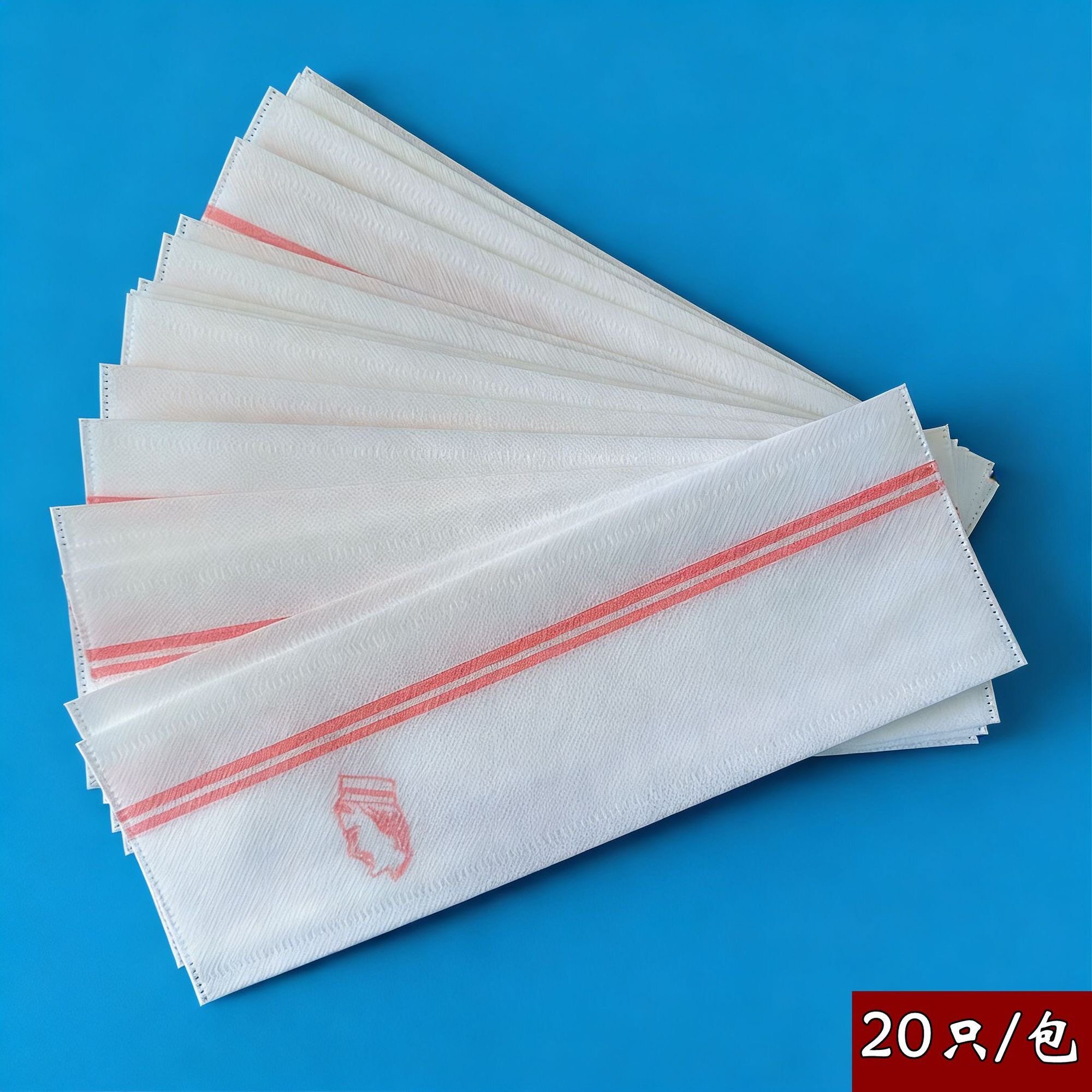 一次性厨师帽男女厨房专用防掉发白帽红边加厚无纺布防油烟工作帽-【红边】无纺布厨师船帽200只/10包