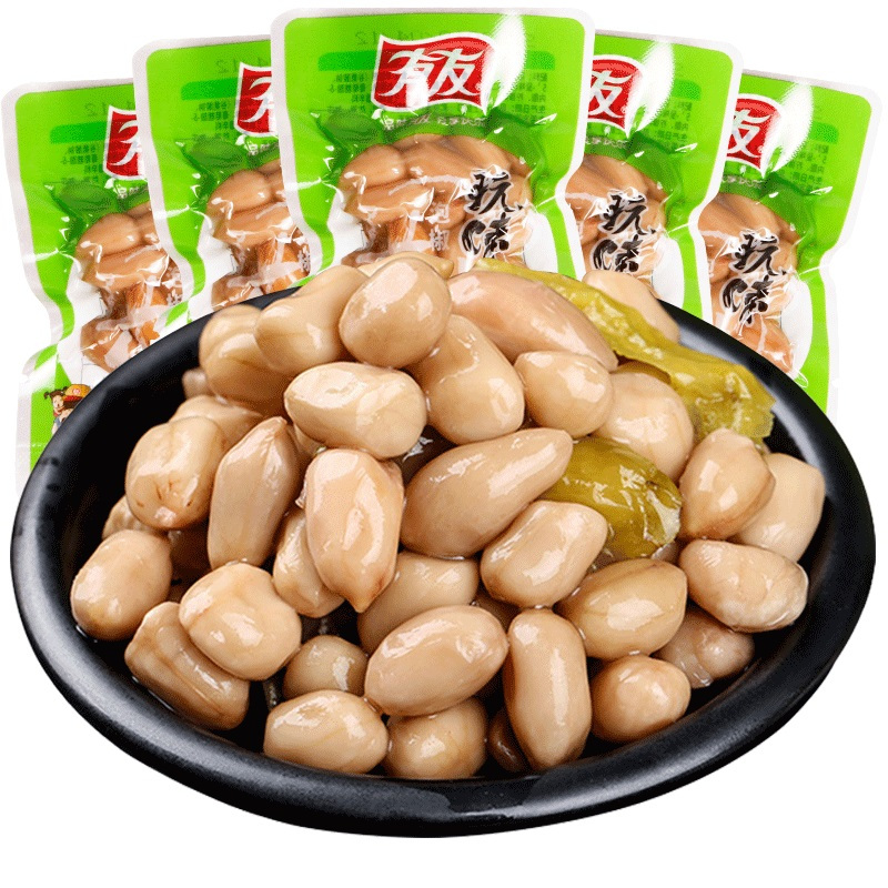 有友坚果 买两份减5元 有友泡椒花生500g散装重庆特产水煮花生米下酒小包装休闲零食散装 价格图片品牌报价 苏宁易购秋和食品旗舰店