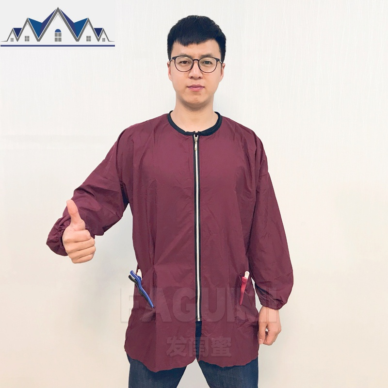 美发理发店助理中发廊技师染发围裙防水美发焗油小 三维工匠