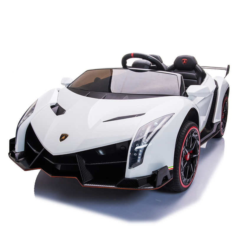 兰博基尼儿童电动车四轮可遥控汽车男女孩婴儿宝宝玩具车双人跑车