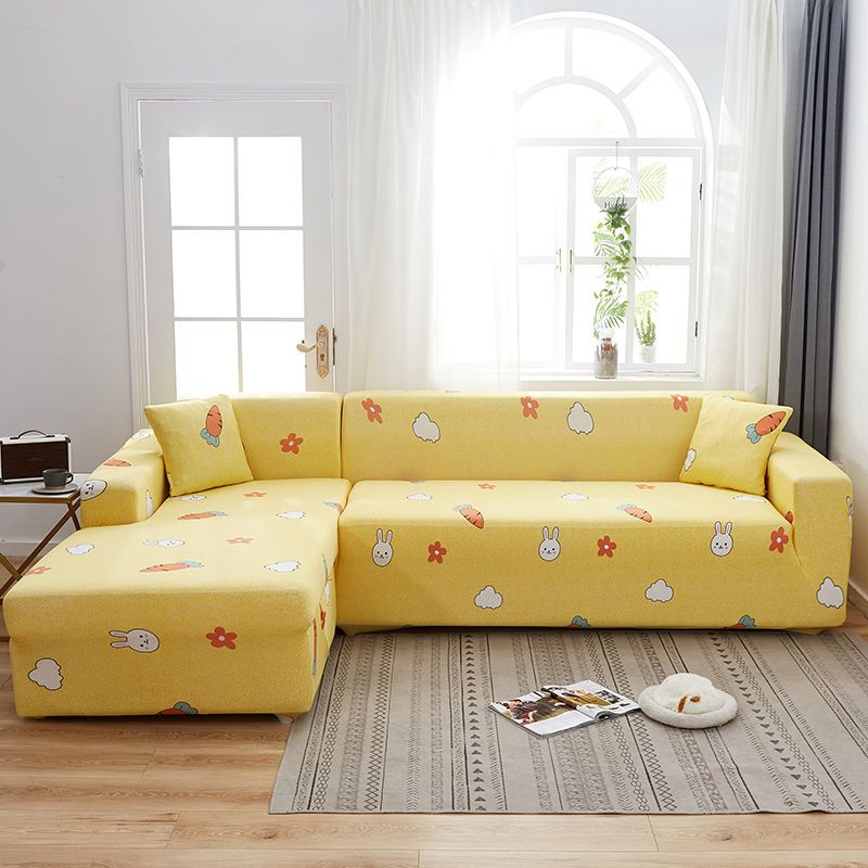 全包懒人弹力沙发套罩四季通用布艺沙发垫北欧风三人双人单人h4