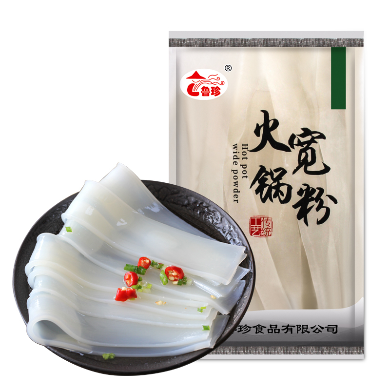 鲁珍 火锅宽粉300g 四川火锅粉 火锅炖粉土豆宽粉 宽粉条 火锅食材