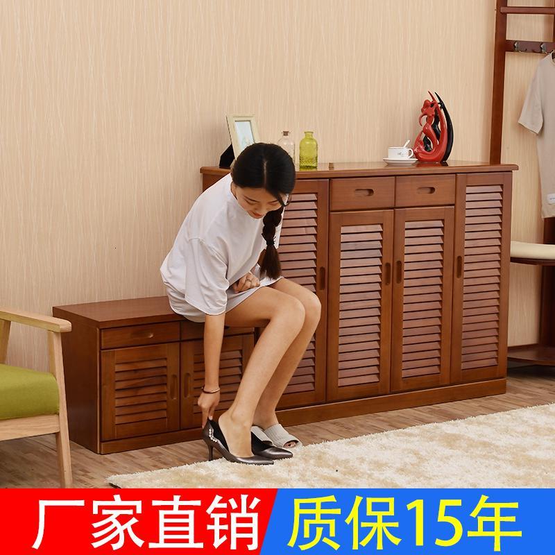 苏宁放心购白色鞋柜简约现代玄关厅柜阳台客厅隔断鞋柜大容量储物柜实木A-STYLE家具