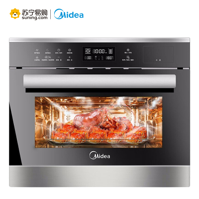 Midea/美的 TQN34FGJ-SA公爵嵌入式蒸烤箱一体机34L电蒸箱电烤箱家用