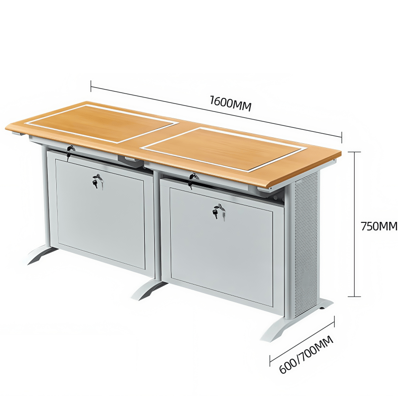 鑫木樽电脑桌160*75cm张高清大图