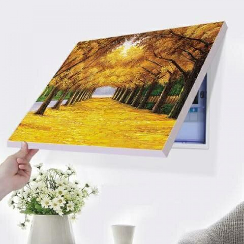 麋鹿 50*40[容纳宽40高30厘米] 免打孔现代简约电表箱装饰画遮挡总开关电闸箱盒配电表箱电表挂画
