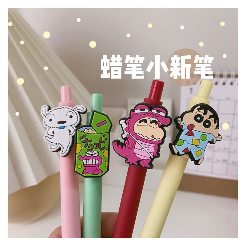 蜡笔小新帆布笔袋小清新女生韩版网红铅笔袋ins大容量笔袋