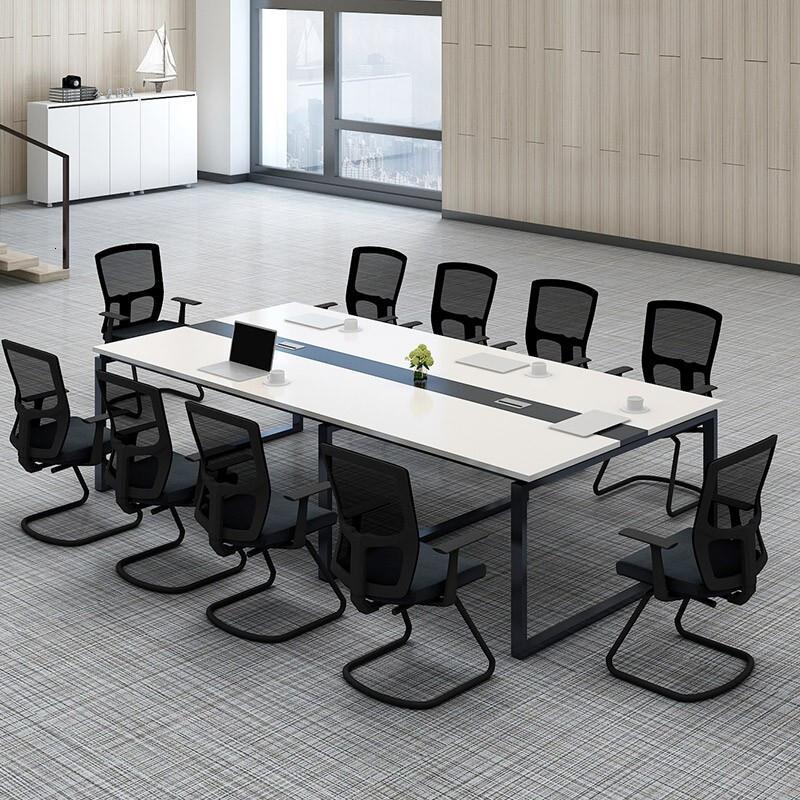 北京德诚和会议桌商务办公家具会议桌椅组合长条桌子培训桌盛世胡桃色