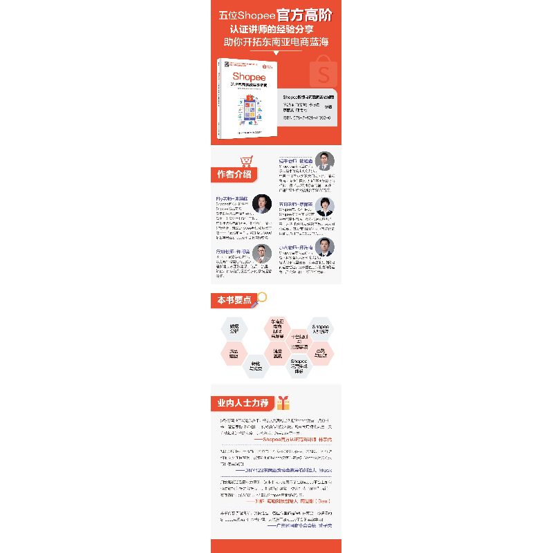 正版 Shopee跨境电商卖家实战指南 编者:陈洪峰//许潮境//杨镇鑫/高清大图