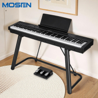 MOSEN莫森MS-210P电钢琴88键全重锤键盘电子钢琴 MS-210P【U架+三踏板】