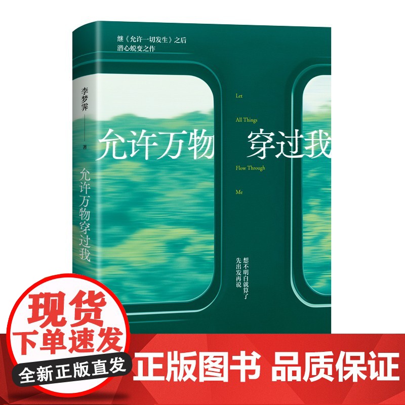 允许万物穿过我 李梦霁 通透疗愈之书环球旅行故事集人生解忧指南15则人生故事成长励志散文集对抗焦虑人生的解法对于工作婚姻高清大图