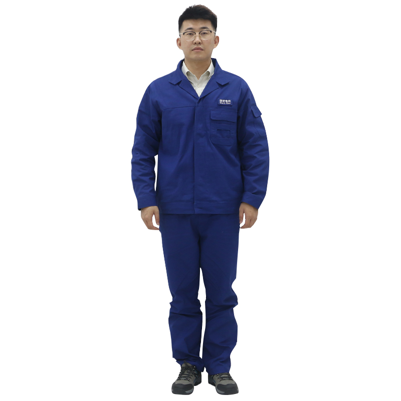 燕舞 YW20ZC20FJ08F101 防静电工作服 夏季长袖男女定制款 155-190（计价单位：套）蓝色 175 蓝色