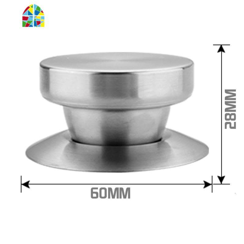可替换通用锅盖子把手锅盖手柄玻璃锅盖头厨房配件锅盖帽顶珠 FENGHOU 拉丝变径款图片