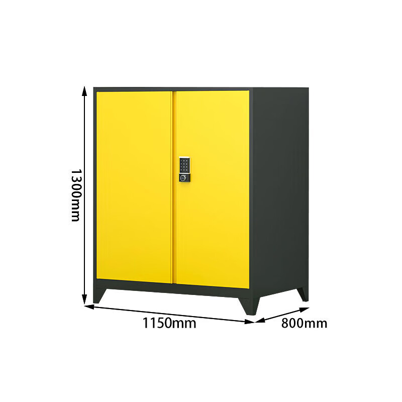 锦北车库收纳柜密码防盗铁皮柜车位杂物储物柜大空间防潮柜 矮柜A1款高清大图