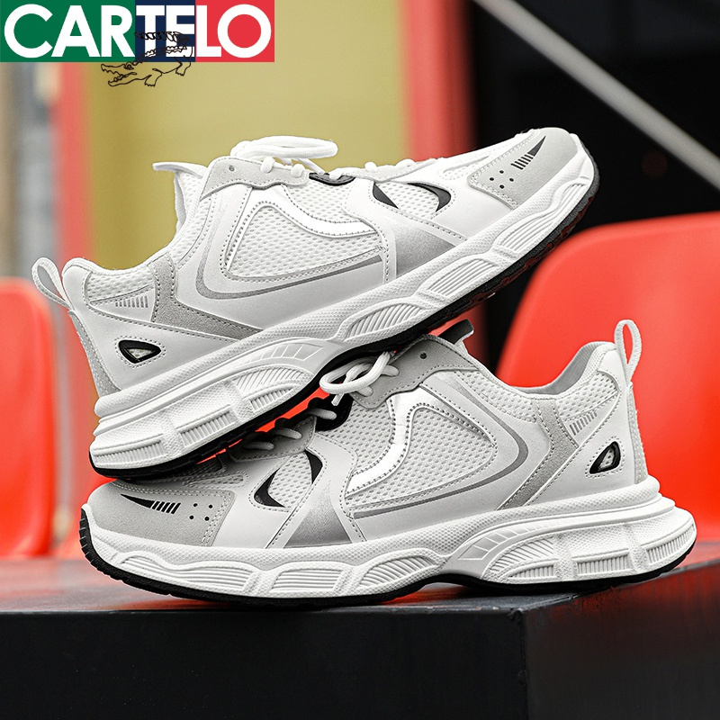 线下专柜同款卡帝乐鳄鱼cartelo新款男鞋休闲鞋子男潮流老爹鞋男士