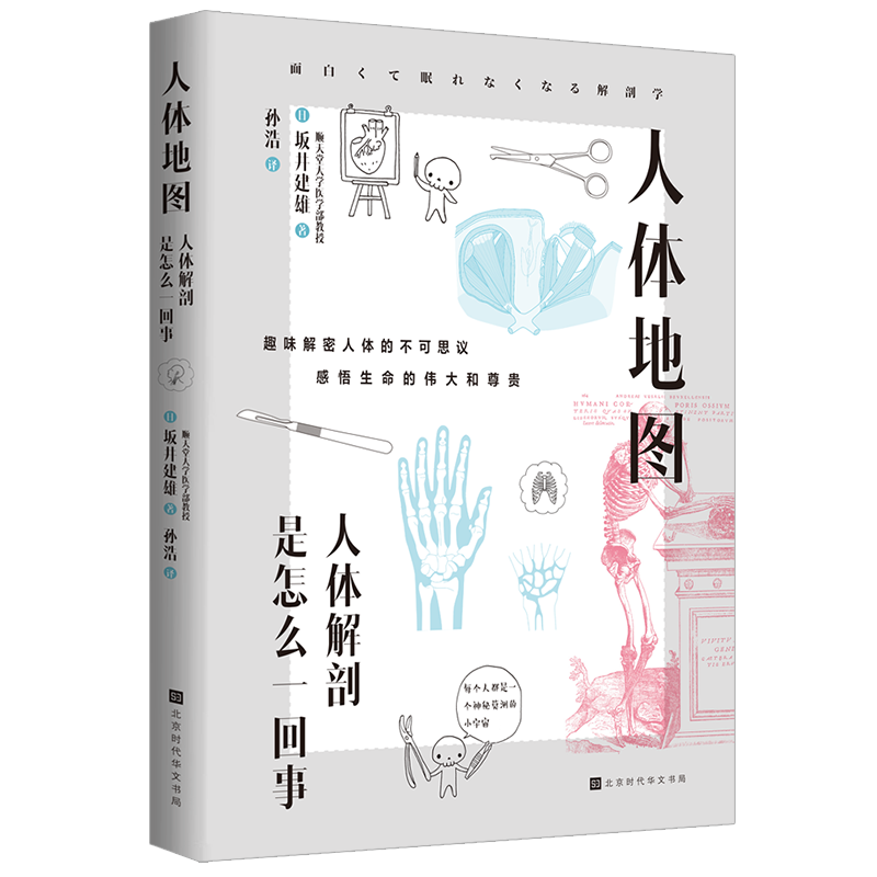 [M]人体地图 (日)坂井建雄 著 孙浩 译 -9787569943832高清大图