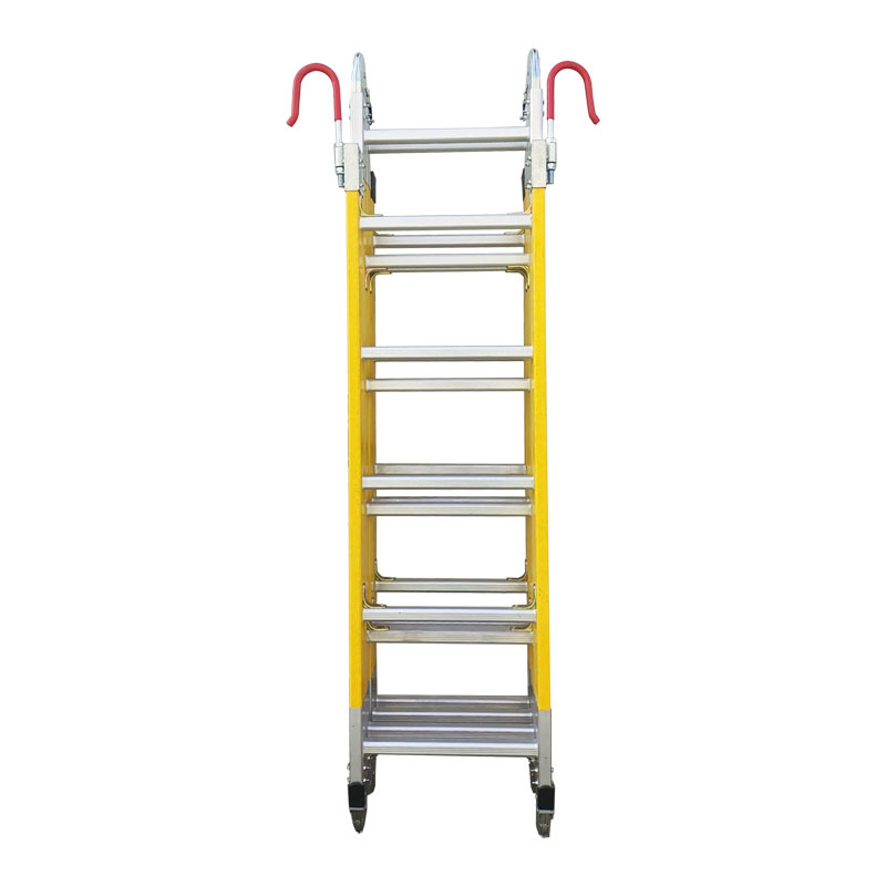 盛步达玻璃钢折叠挂梯子4米 SD-4JGT个