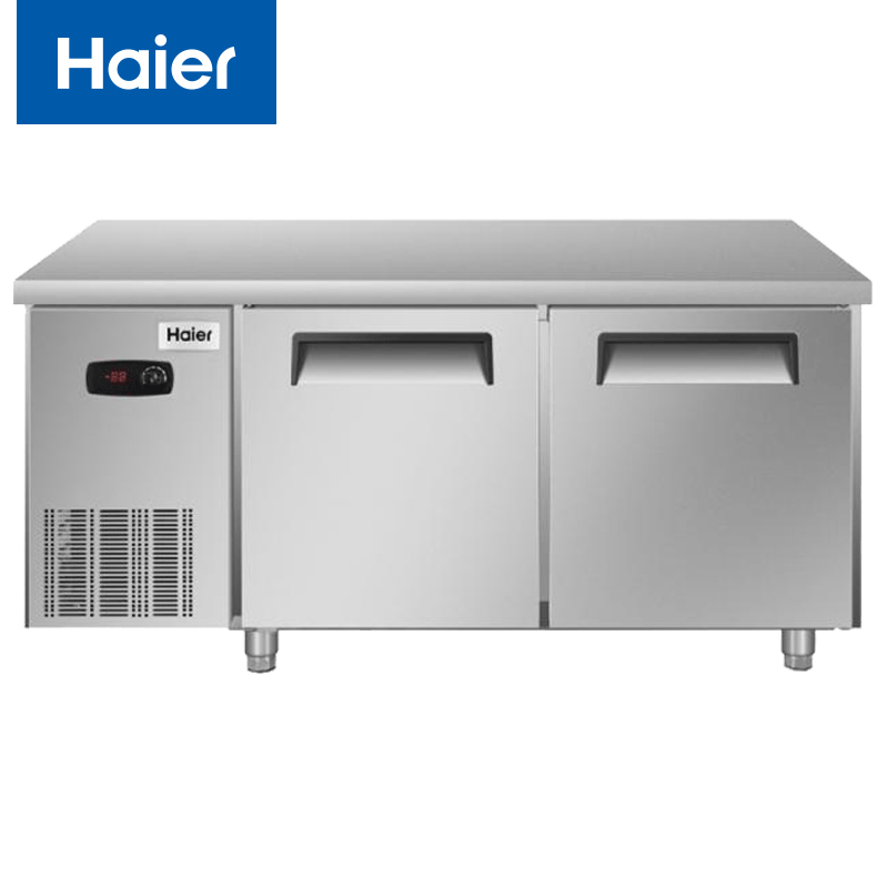 海尔(haier)sp-430c/d2 卧式430升商用冷柜 冷藏冷冻操作台 保鲜冰柜