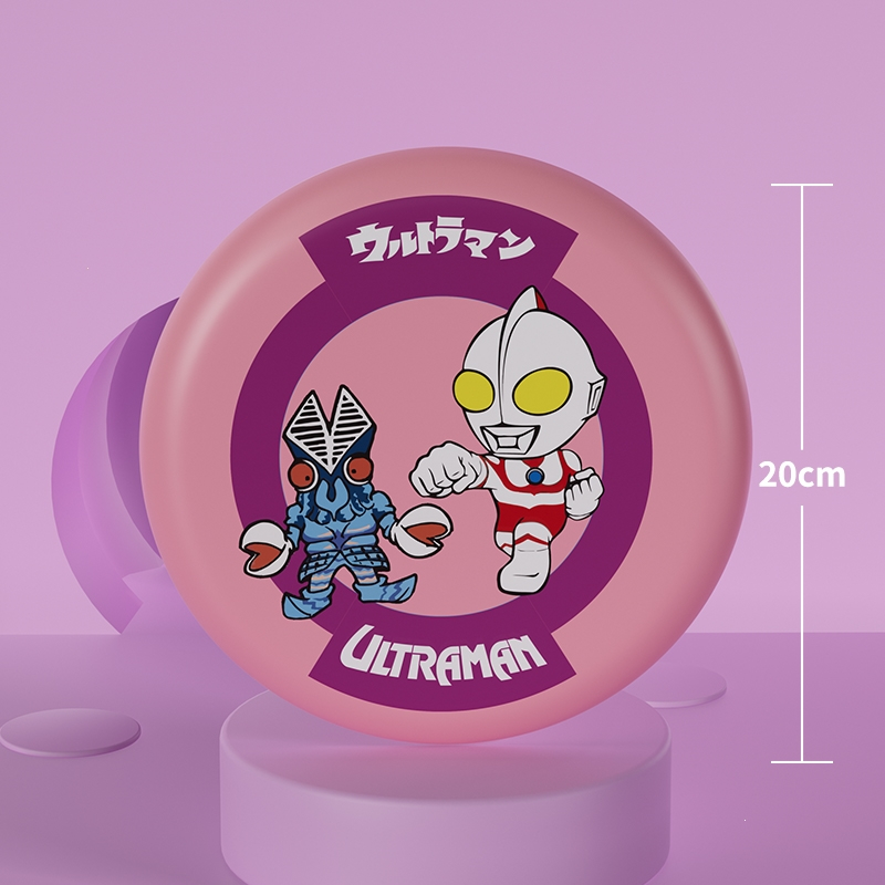 闪电客奥特曼飞盘户外儿童专用软可回旋飞碟健身子玩具专业运动青少年