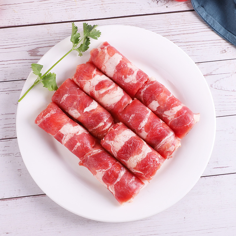 伊赛精制肥牛卷500g 火锅肥牛涮锅牛肉卷