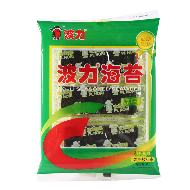 波力海苔原味6g