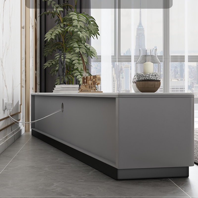 符象岩板电视柜茶几组合现代简约小户型客厅新款意式轻奢风网红地柜