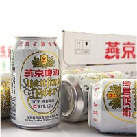 燕京啤酒10度清爽特制白听330ml