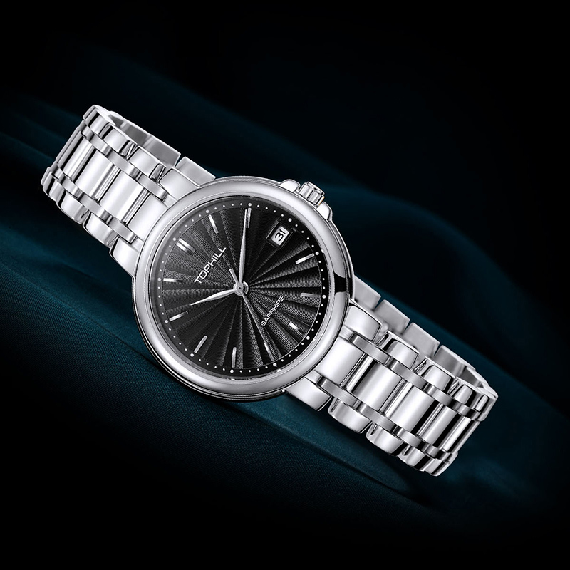 瑞士拓非tophill手表女石英女表轻薄防水休闲商务te018l手表女学生表