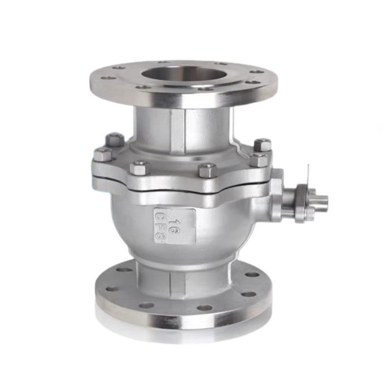 盛京联硕不锈钢法兰球阀DN100 [4寸]304材质材质台高清大图