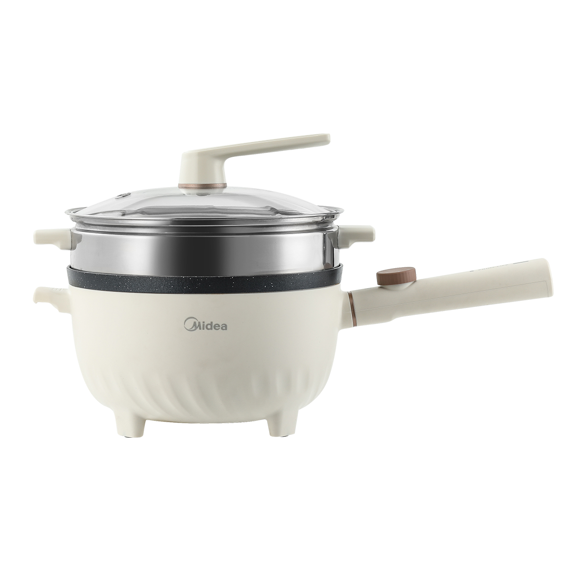 美的(Midea)电炒锅 电煮锅 电蒸锅 电火锅 家用多功能 一体电锅蒸煮炒菜 MC-HGE2515