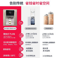 海尔/Haier饮水机壁挂式家用管线机温热无胆即热式开水直饮机可调温净水器伴侣GR1910