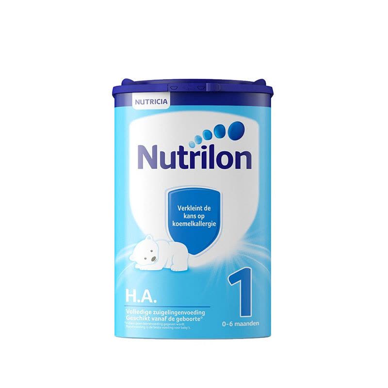 荷兰直邮3罐装诺优能 Nutrilon 牛栏适度HA 1段轻度部分特殊配方半水解奶粉过敏腹泻750g 3-6月;0-3月图片