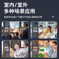 飞利浦SD149B 户外蓝牙音箱广场舞音响便携手提大功率重低音k歌麦克风音响家庭ktv直播声卡一体机乐器音箱内置声卡