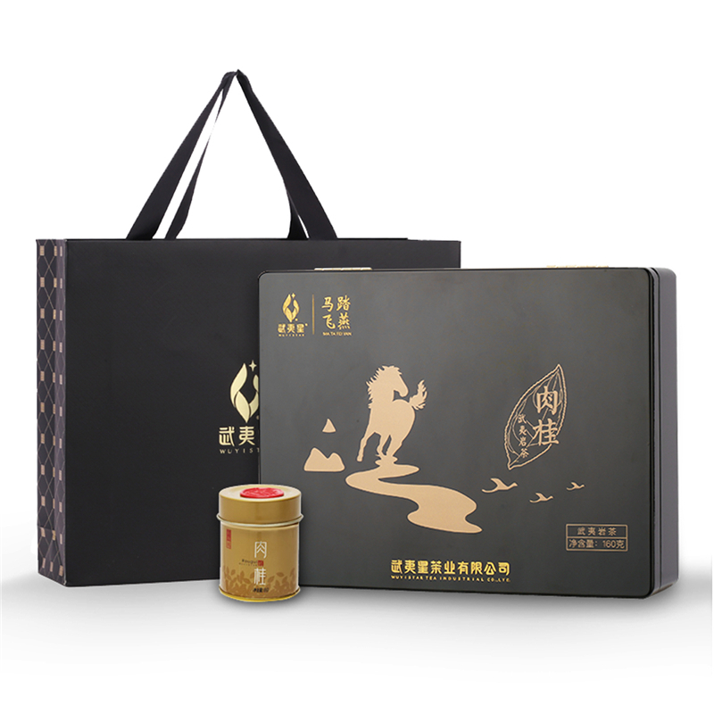 武夷星 肉桂特级礼盒 武夷山岩茶 茶叶送礼礼盒 乌龙茶 马踏飞燕160g