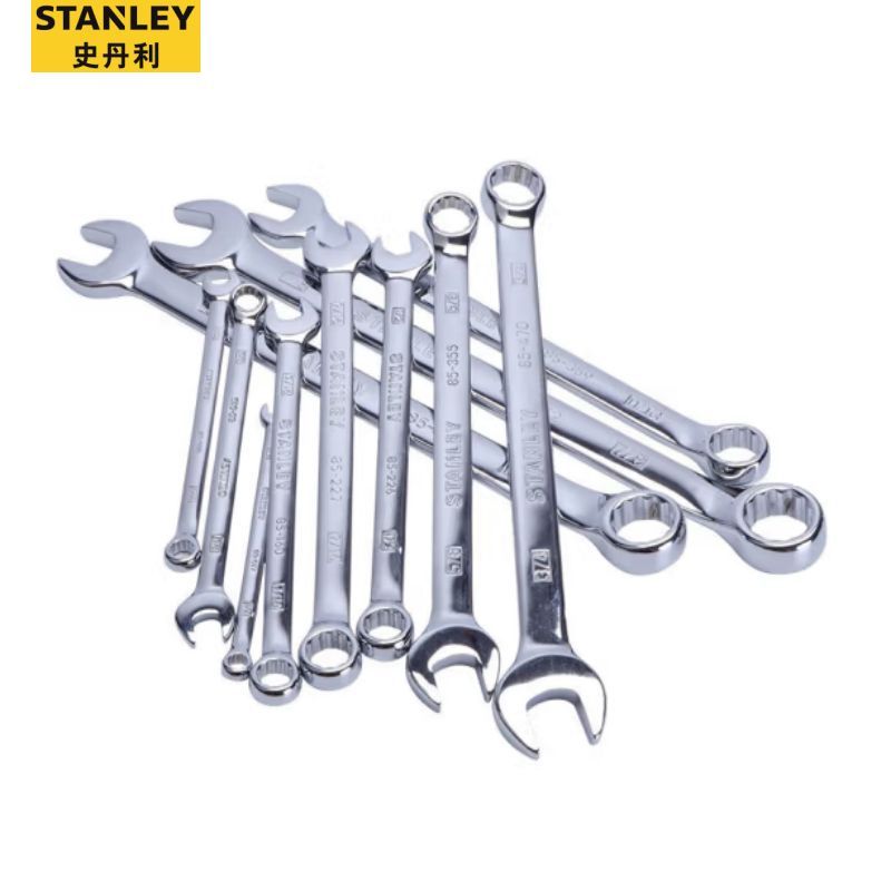 史丹利(STANLEY)两用长扳手11件套英制精抛光(个)高清大图