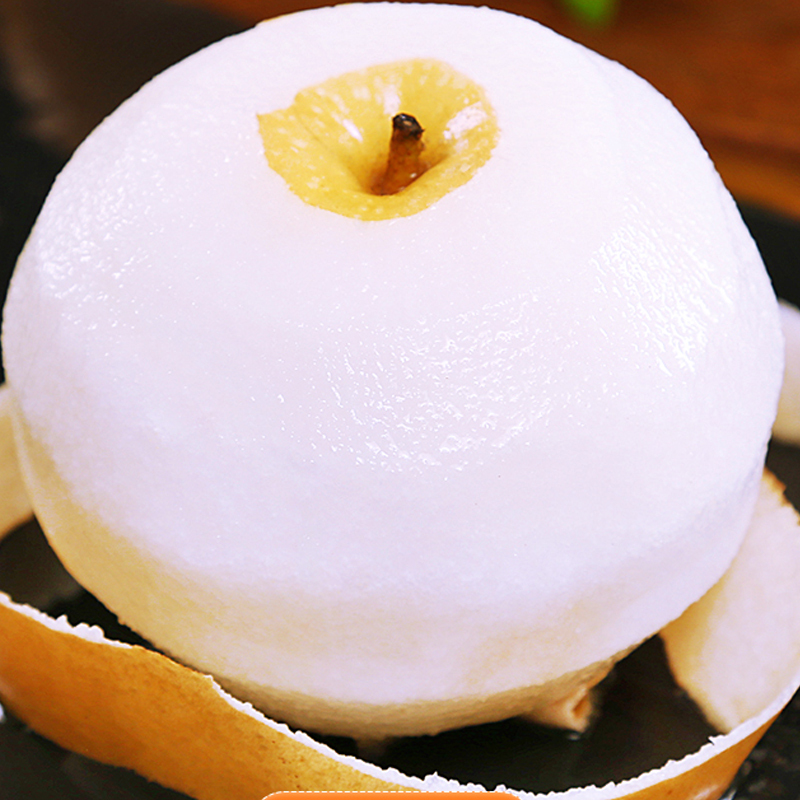 [西沛生鲜]精品圆黄梨 新鲜水果 松脆多汁 净重8.7斤装 单果250g以上高清大图