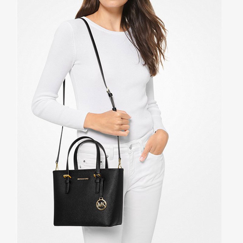 迈克·科尔斯(michael kors)奢侈品 mk女包jet set 小号托特单肩手提