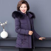 迪鲁奥(DILUAO)羽绒棉服中老年人女冬装中年妈妈洋气阔太太秋冬外套