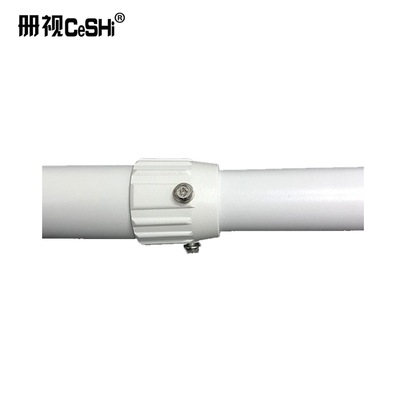 册视监控伸缩L型吊装摄像机探头铝合金挂式内出线弯型支架60-120cm个高清大图