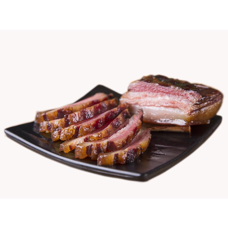 五花肉 腊肉 四川特产450g熟食腊味土猪肉 农家烟熏肉 肥肉