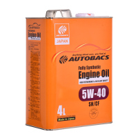 澳德巴克斯(AUTOBACS) 全合成机油 日本原装进口润滑油 SN 全合成5W-40 4升汽车用品