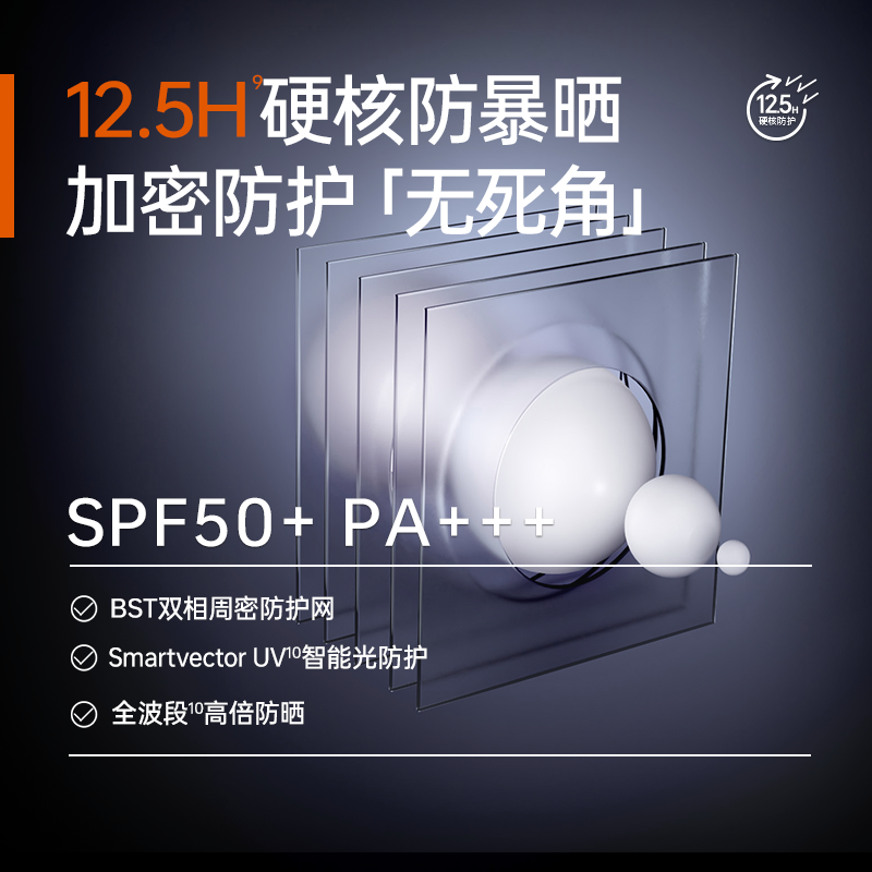 地壳 防水倍护物理防晒霜 40g高清大图