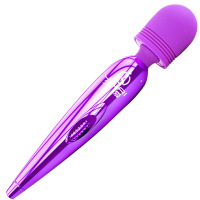 久爱 震动棒高潮AV棒女用自慰器磁吸充电变频振动按摩狼牙棒成人情趣性用品 紫色充电版