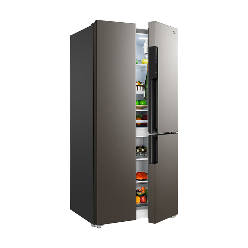 美的冰箱bcd515wkpzme泰坦银