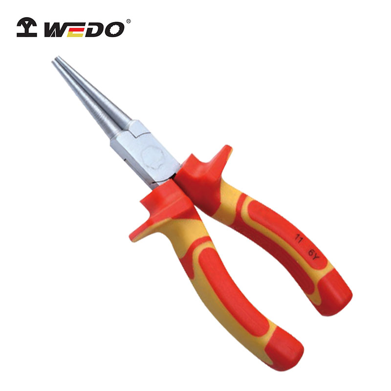 维度（WEDO）IN507C-06 绝缘注塑德式圆嘴钳 铬钒钢 6寸 VDE 绝缘耐压1000V