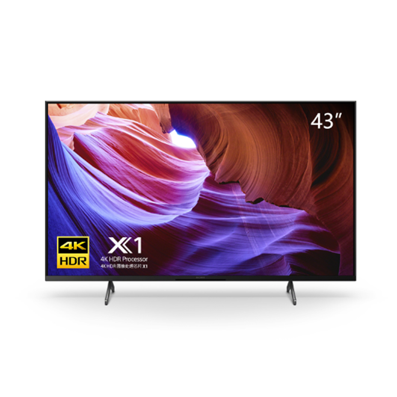 索尼(SONY)KD-43X85K 43英寸全面屏卧室4K 120Hz金属质感HDR安卓智能液晶电视高清大图