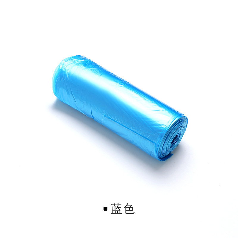 蓝色20只装 加厚 创意点断式加厚家用厨房手提背心式垃圾袋 大号垃圾袋20只装
